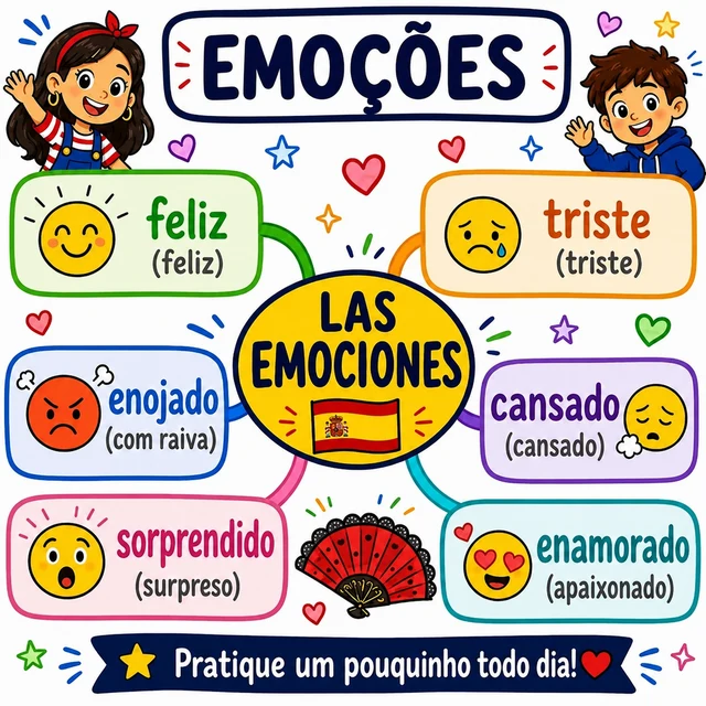 Mapa mental: Emoções