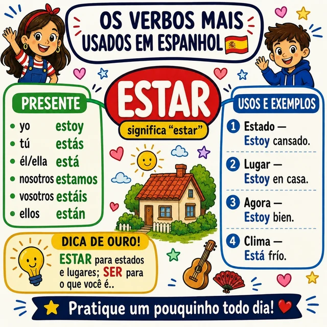 Mapa mental: verbo ESTAR
